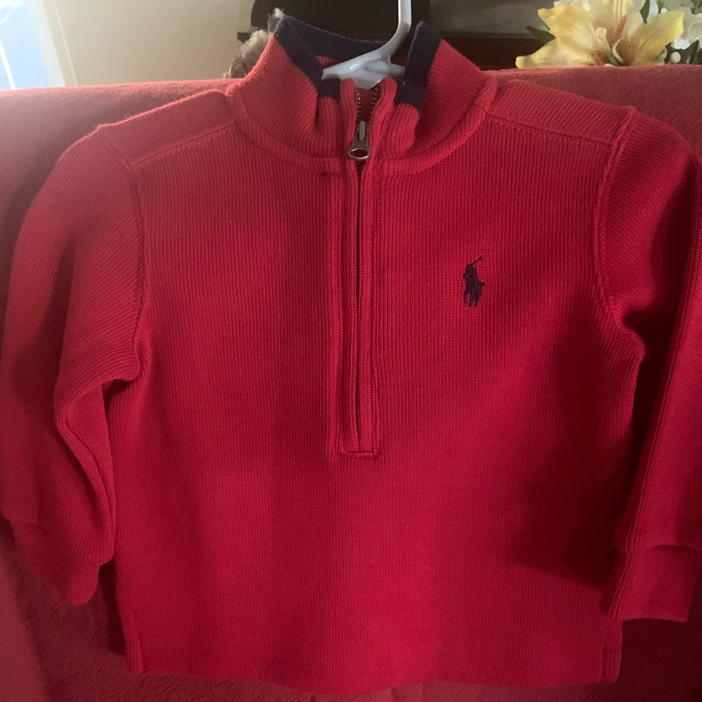 Ralph Lauren Sweater Carters Hoodie 2 Onesie 9 Months
